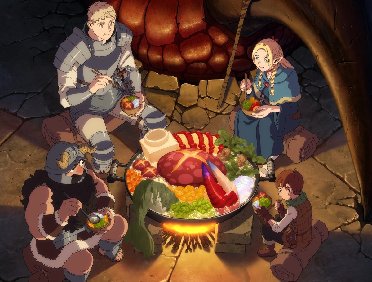 Todos los actores de doblaje y reparto de Delicious in Dungeon (Dungeon Meishi)