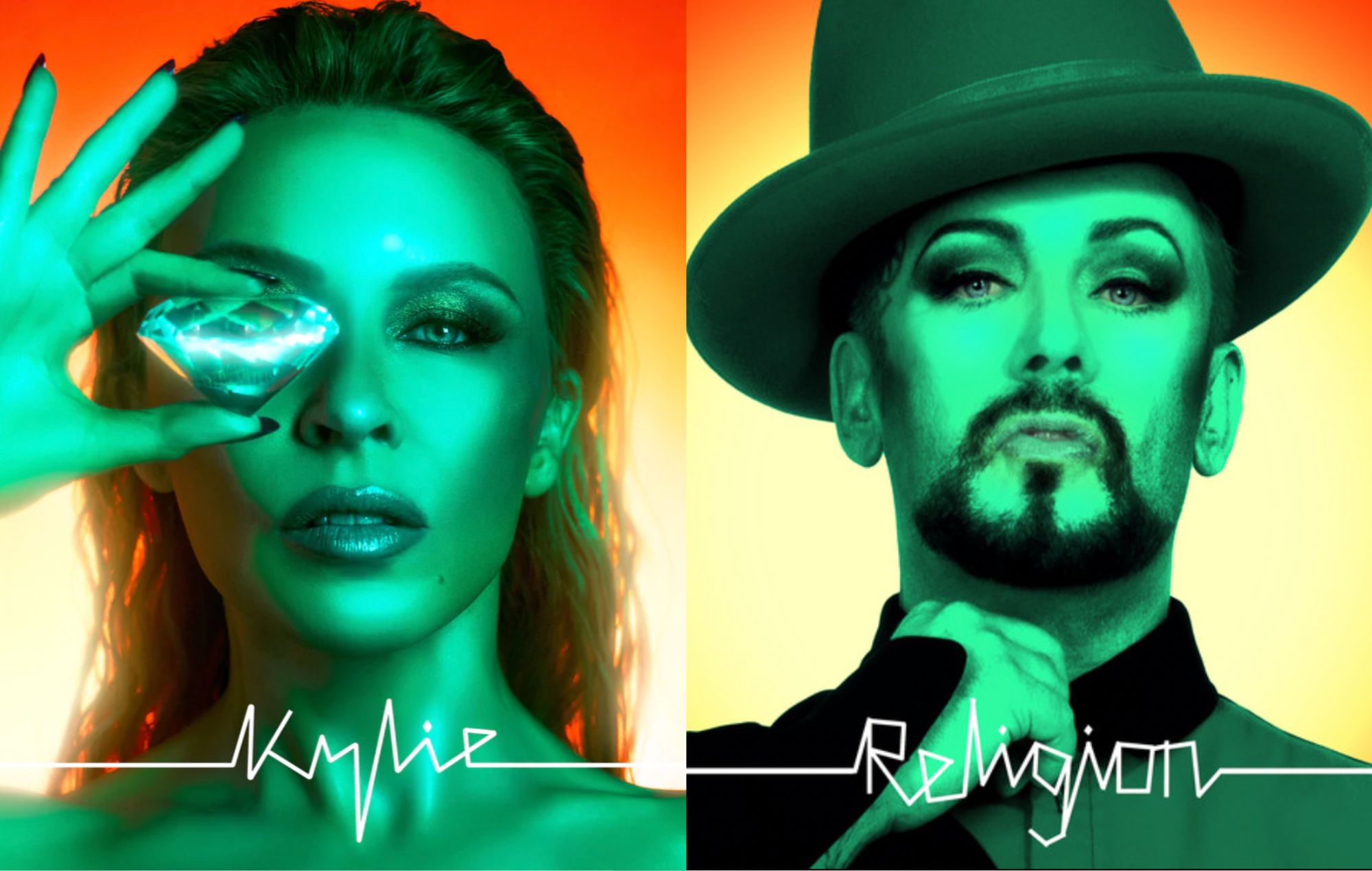 Boy George explica por qué la carátula de su nuevo single copia 'Tension' de Kylie Minogue