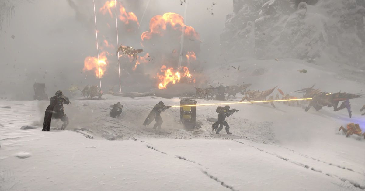 Helldivers 2 ha duplicado con creces su audiencia en Steam en una semana