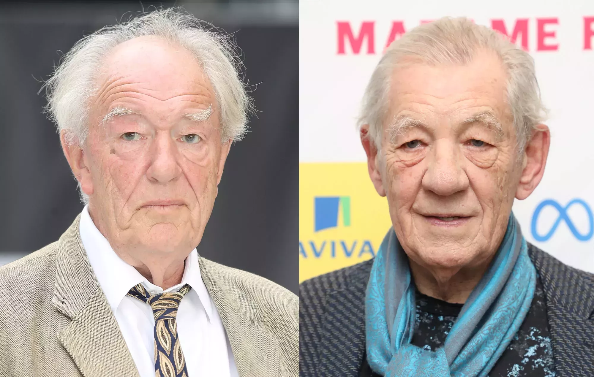 Ian McKellen dice que le siguen confundiendo con el fallecido actor Michael Gambon