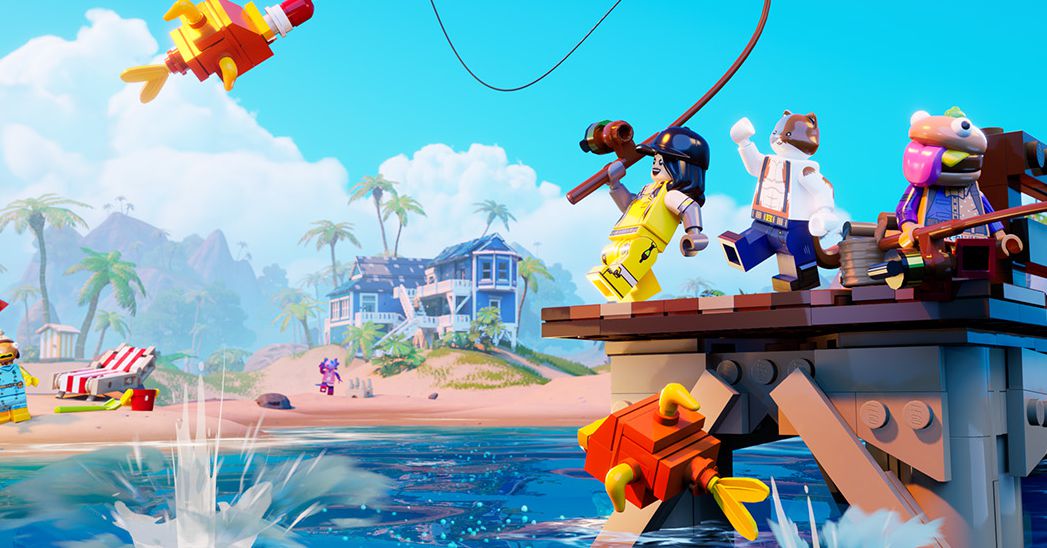 Incluso a Lego Fortnite le encanta un minijuego de pesca