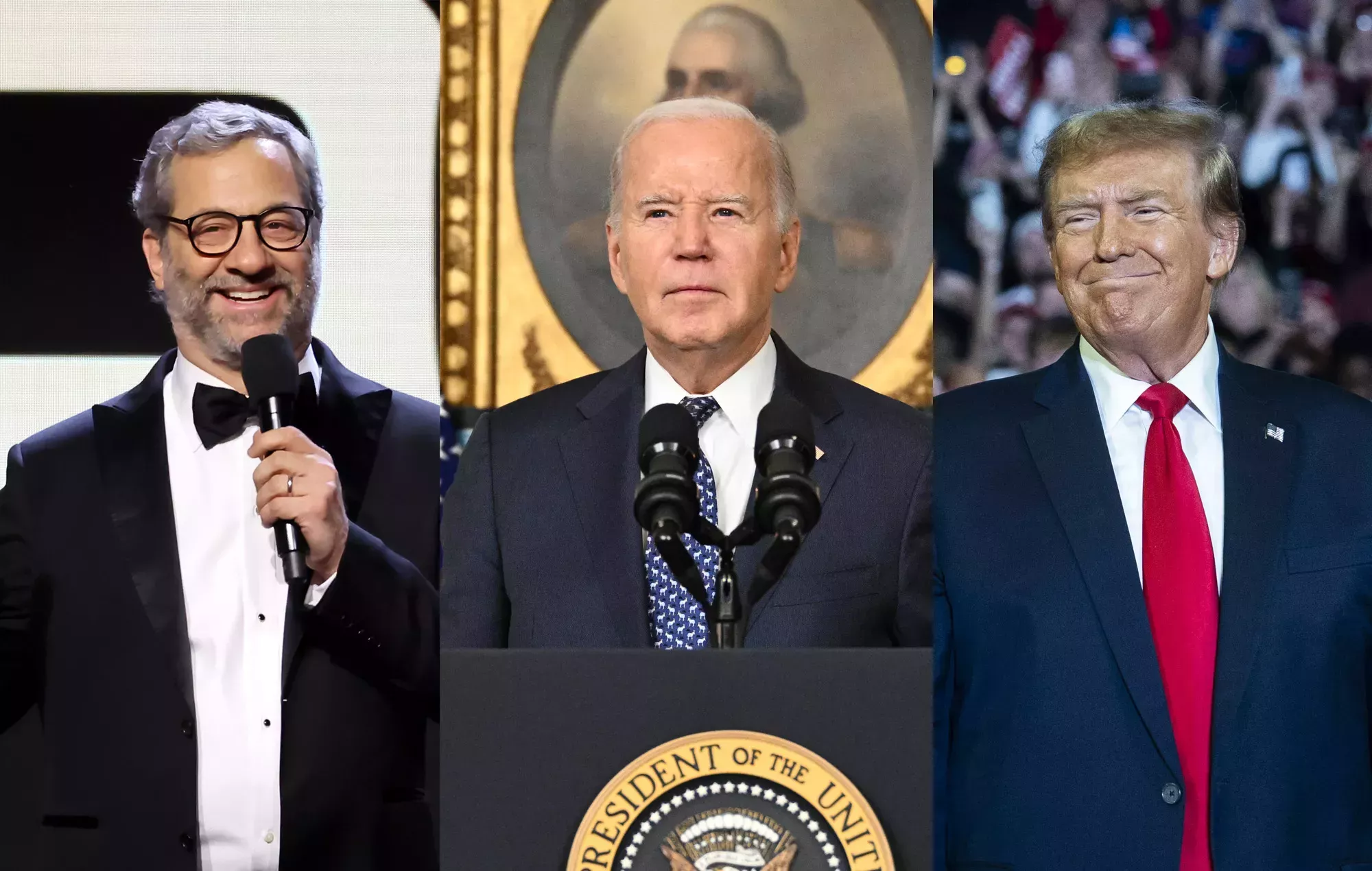 Judd Apatow asa a Biden y Trump en el discurso de entrega de premios: 