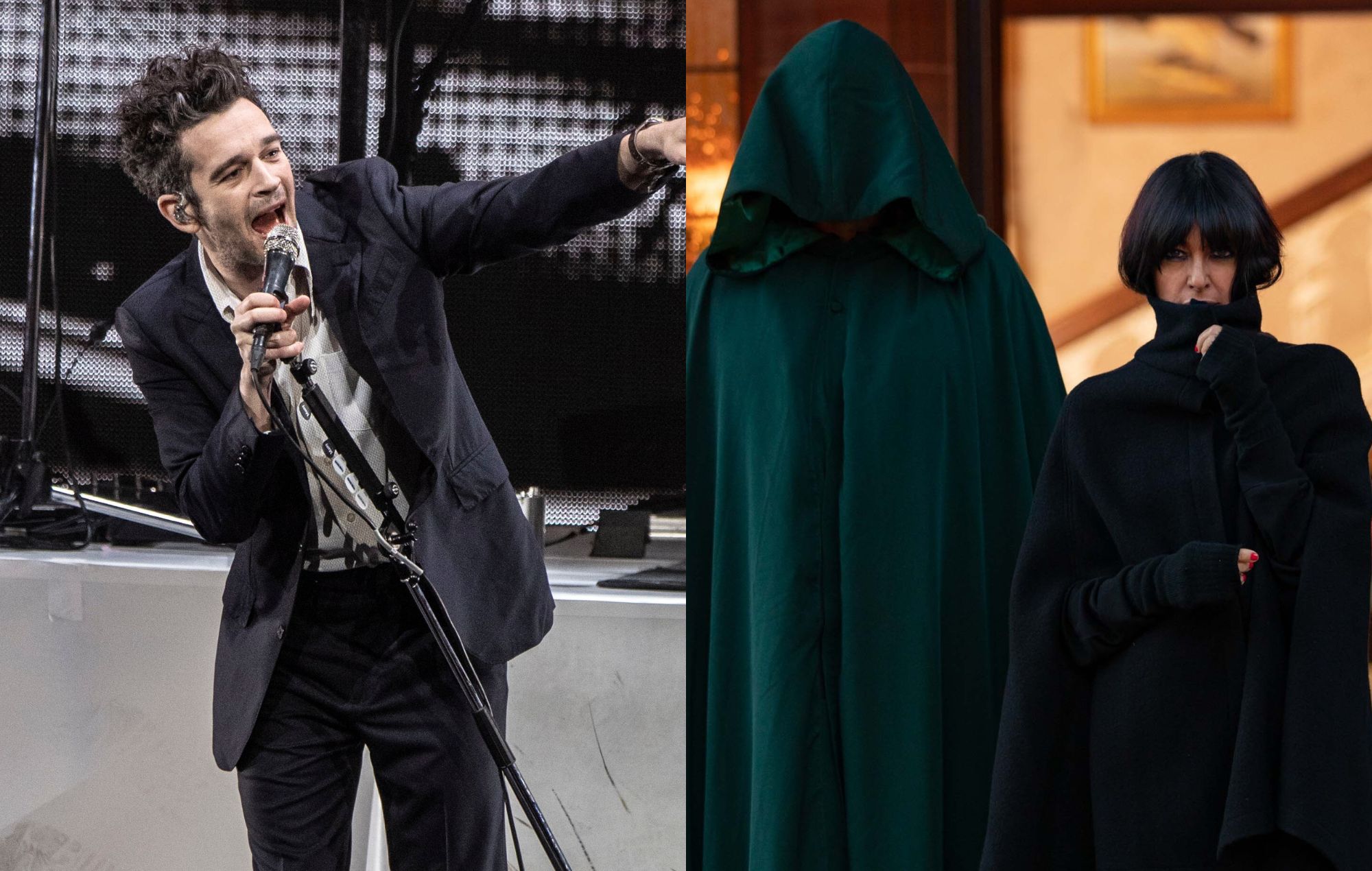 The 1975 grita a Paul y Harry de 'The Traitors' en el concierto de Londres - y Paul hace una reverencia