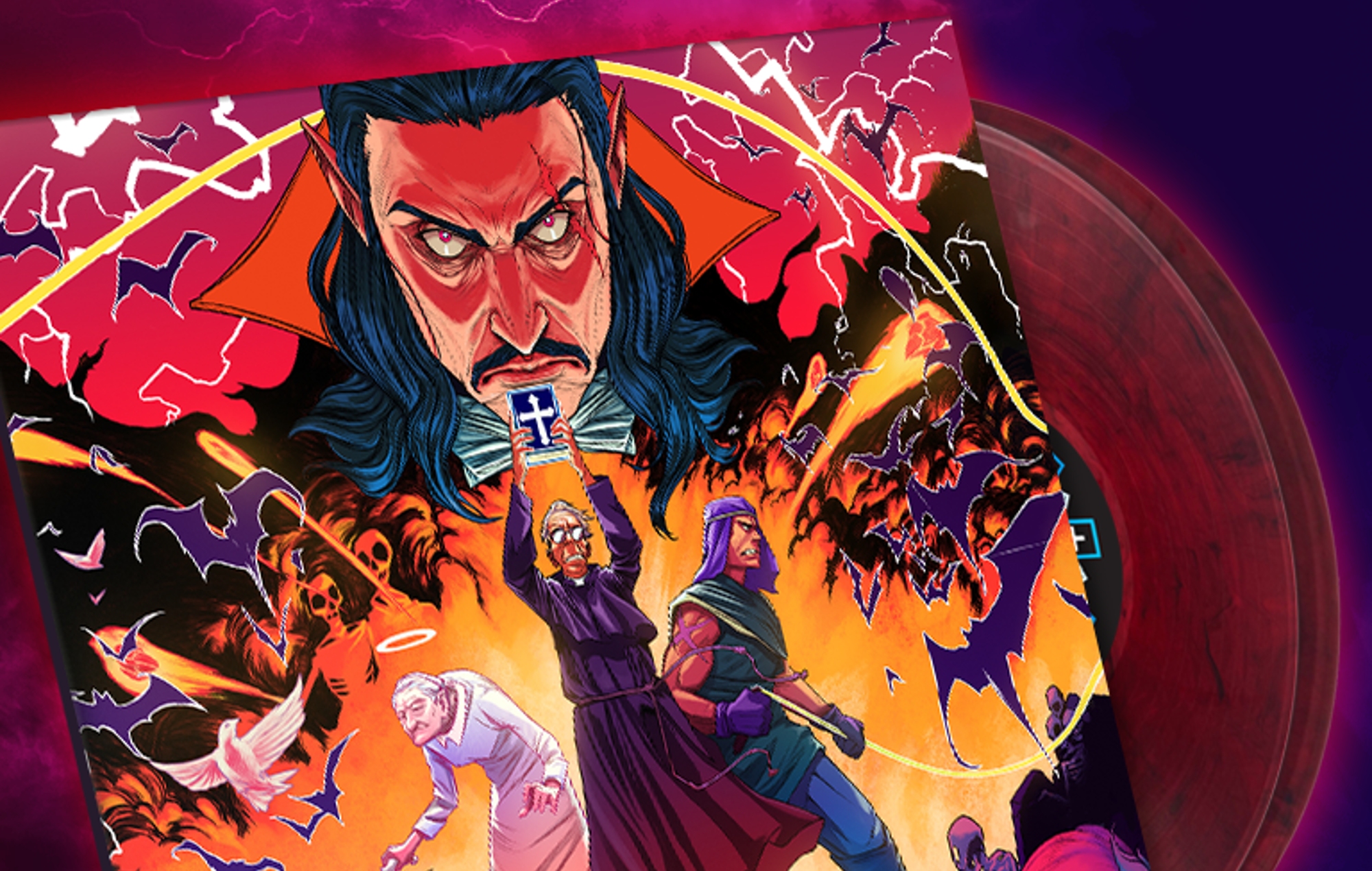 La banda sonora de "Vampire Survivors" llegará en vinilo este mes