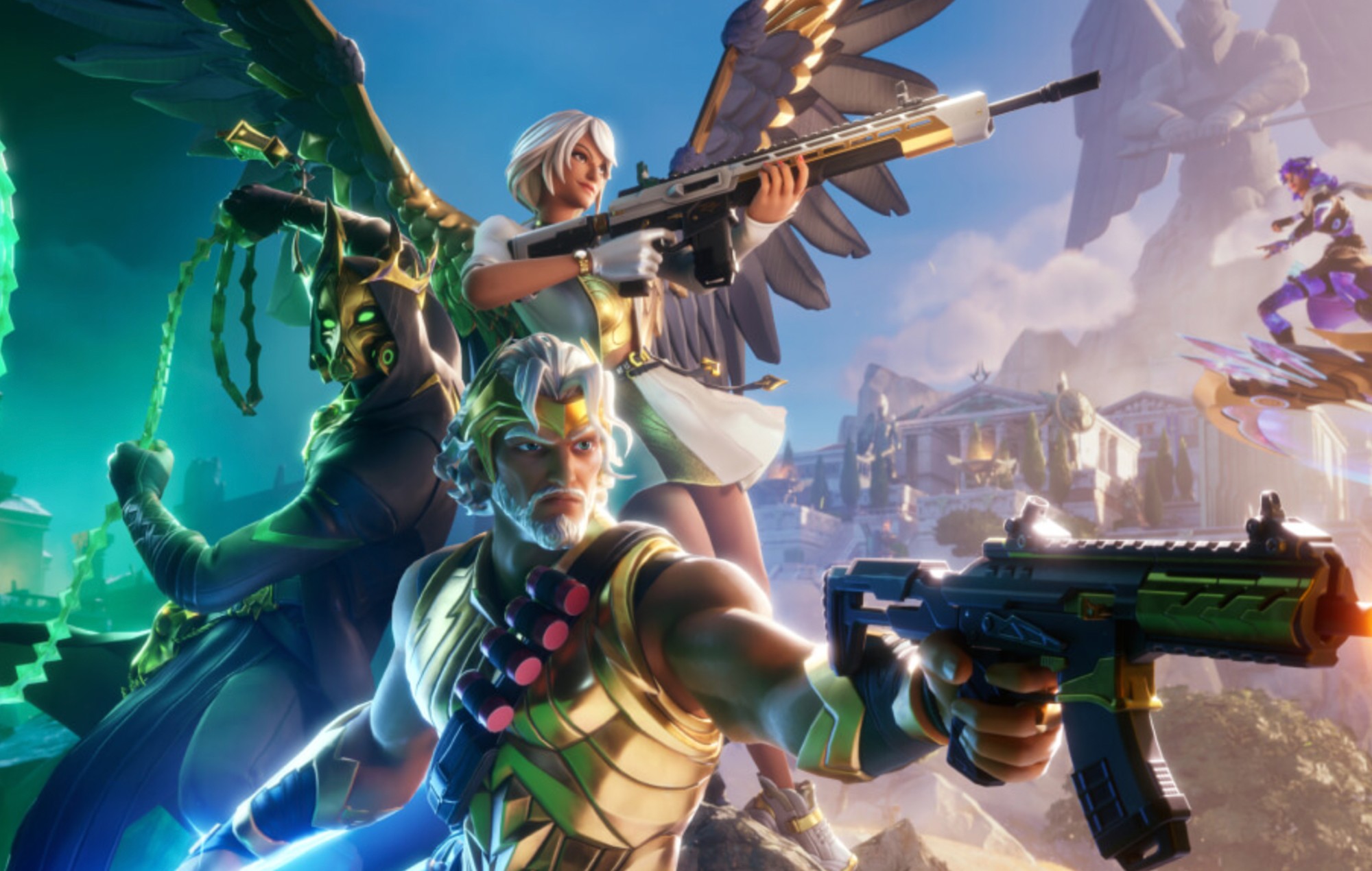 La nueva actualización de 'Fortnite' trae a los dioses griegos al battle royale