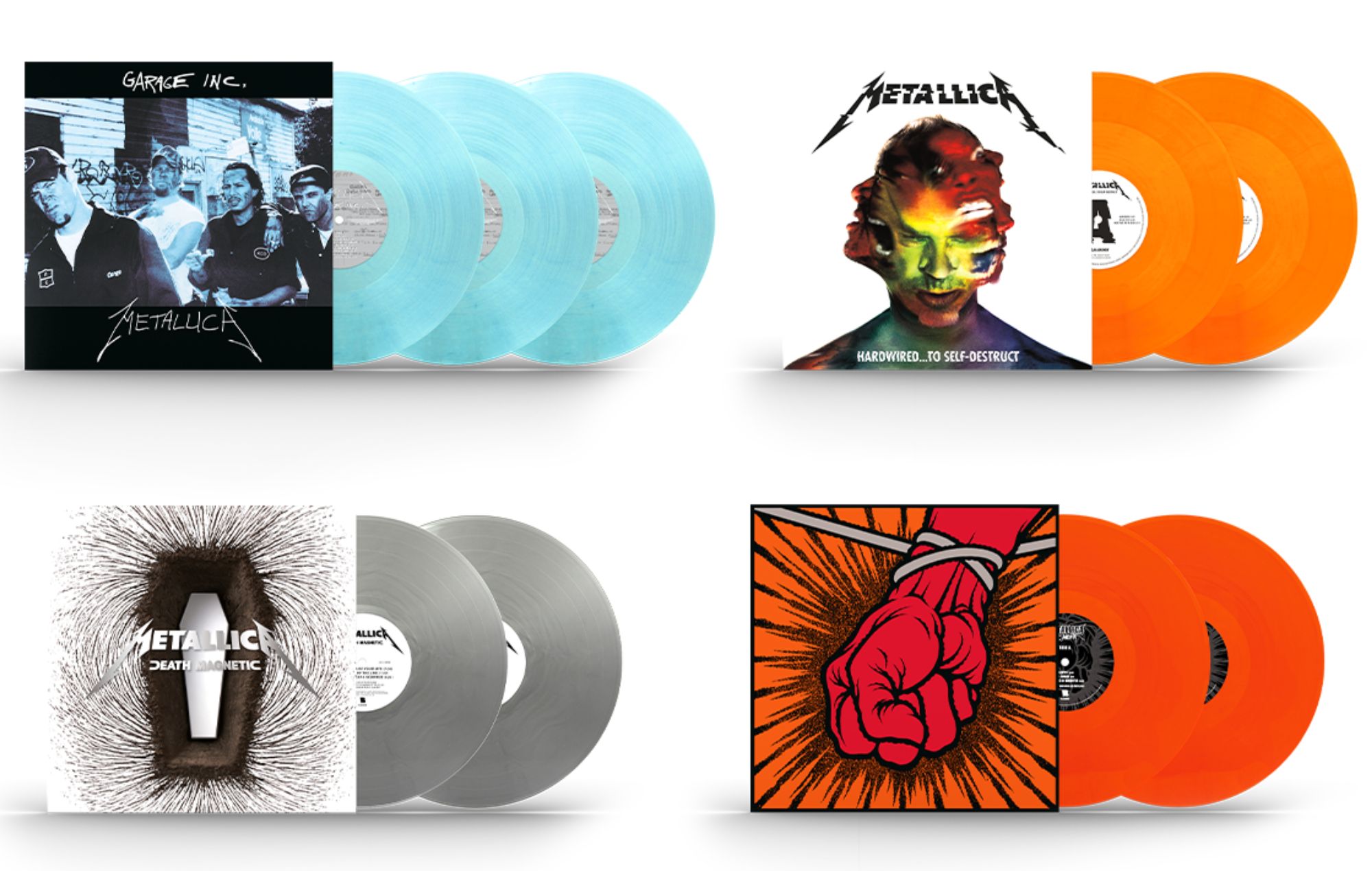 Metallica anuncia la "fase dos" de prensas especiales de todos sus álbumes en vinilo