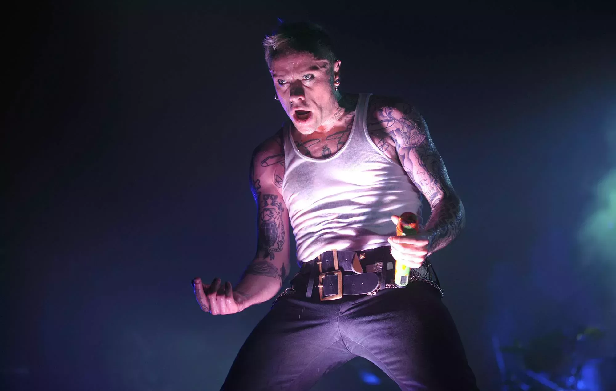 The Prodigy conmemoran los cinco años de la muerte de Keith Flint con un homenaje: 