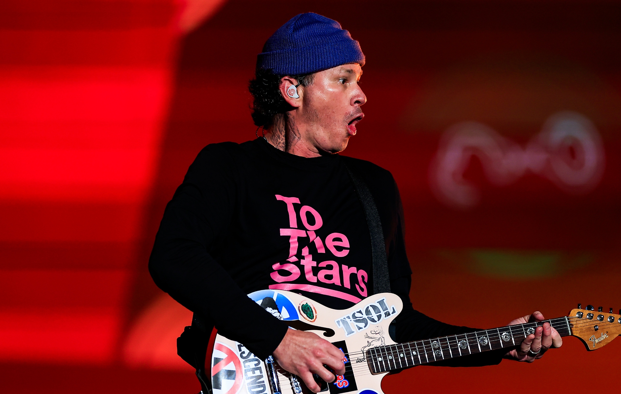 Tom DeLonge sufrió un golpe de calor durante un concierto de Blink-182 en Paraguay