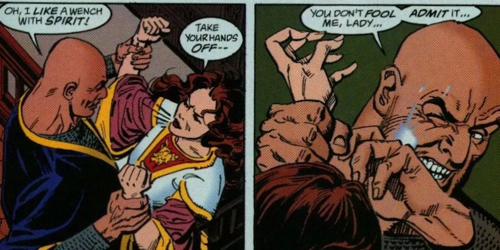 Superman Kal Lex Luthor Assaults Lois Lane