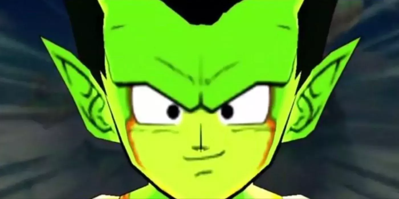 Piccolo and Gohan's EX-Fusion, Kallohan, from Dragon Ball Fusions.