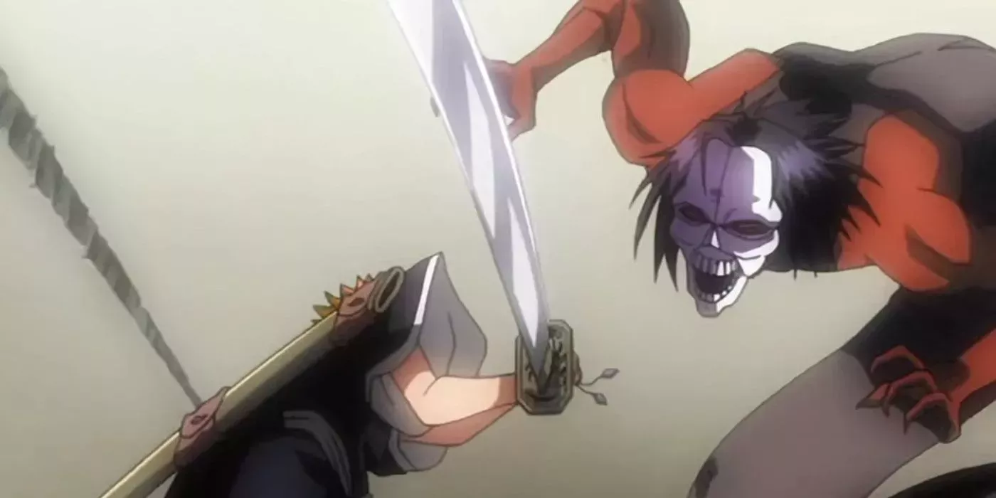 Ichigo fights Acidwire in Bleach