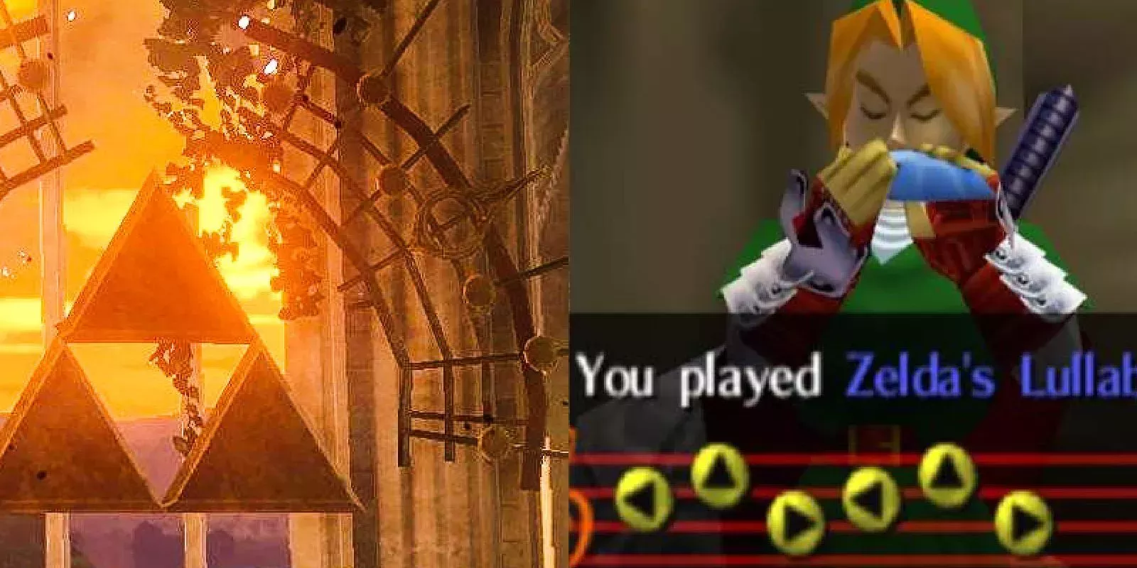 Zelda’s lullaby in the Hyrule castle sanctum in BOTW and Tears of the Kingdom