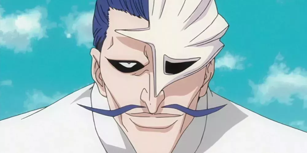 Patros smiles after revealing his plans in Bleach