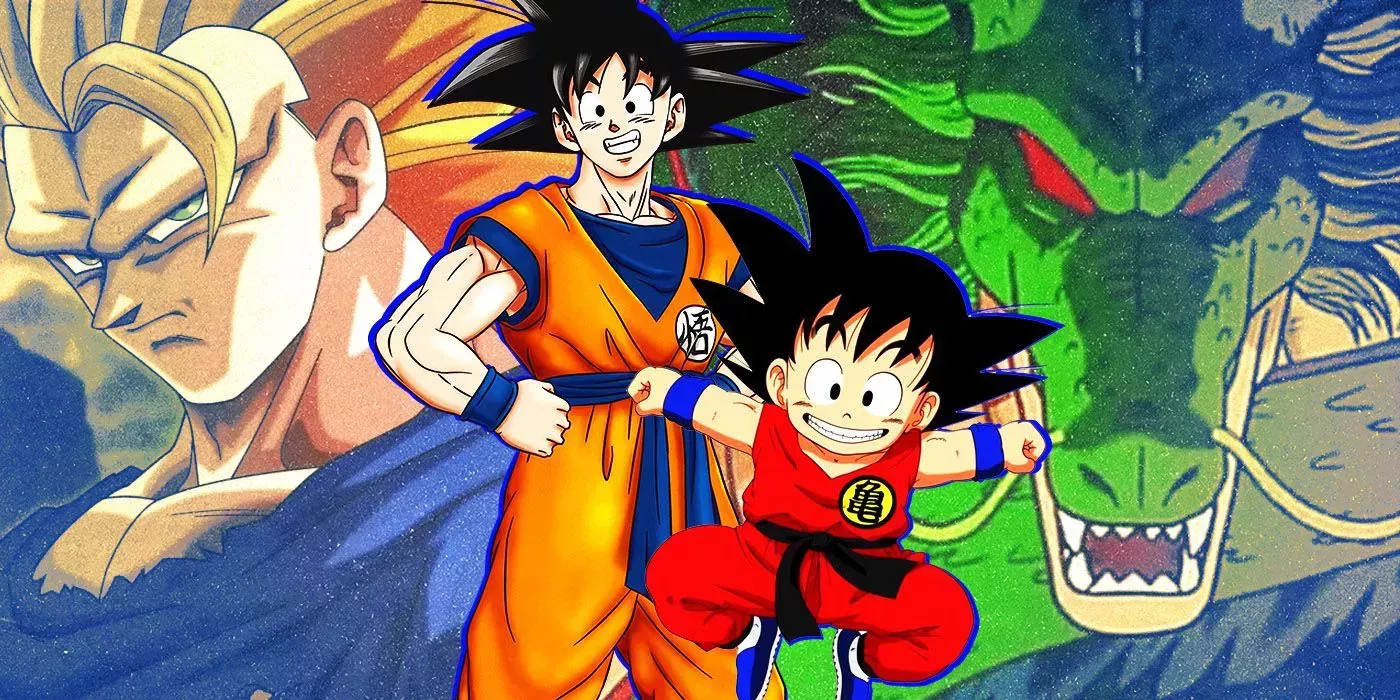 Adult and Young Goku