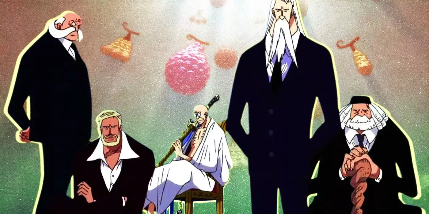 One Piece's Five Elders and Devil Fruits