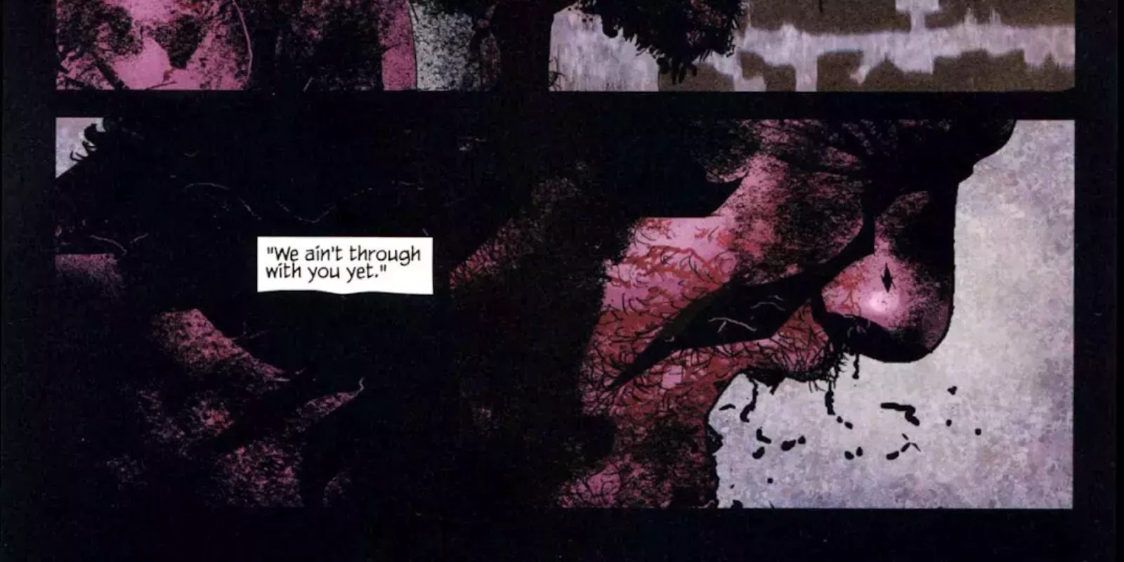 Wolverine Noir Logan on the Ropes