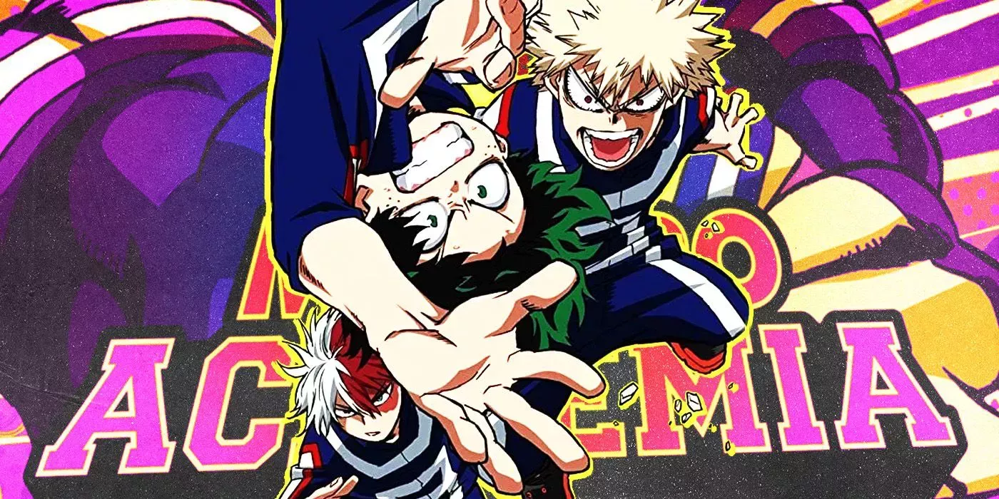 Deku, Bakugou, and Shoto My Hero Academia