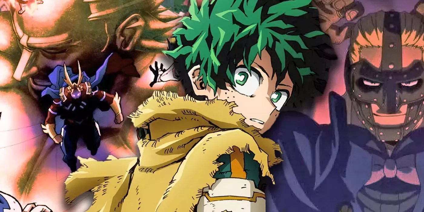 Deku looking over his shoulder in My Hero Academia Movie 4: You're Next