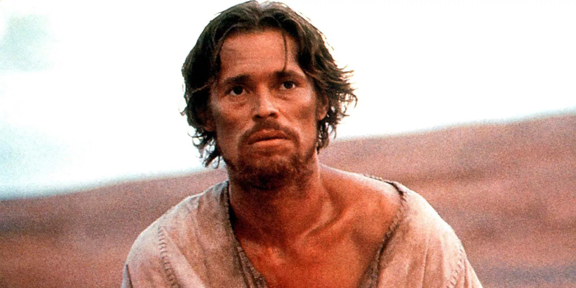 Willem Dafoe is Jesus Christ in The Last Temptation of Christ
