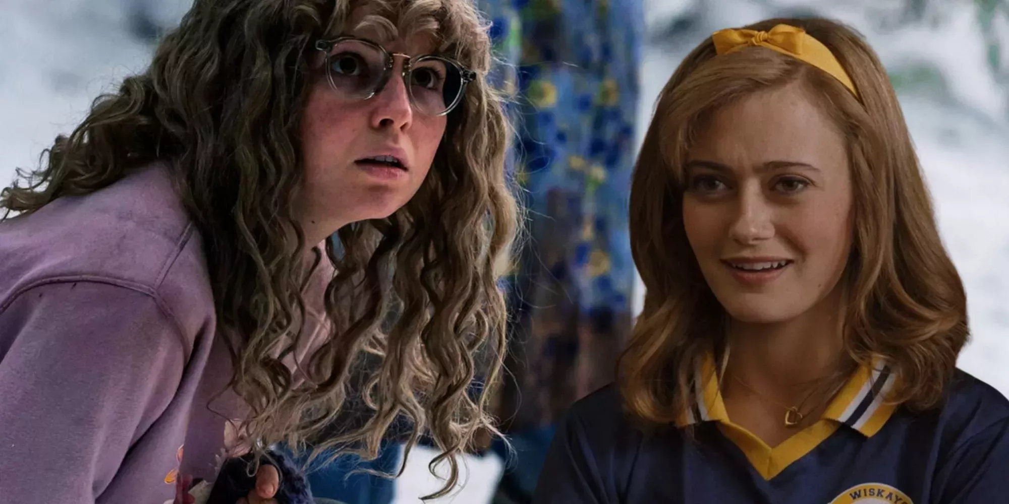 A combined image of Jackie and Misty in Showtime's Yellowjackets