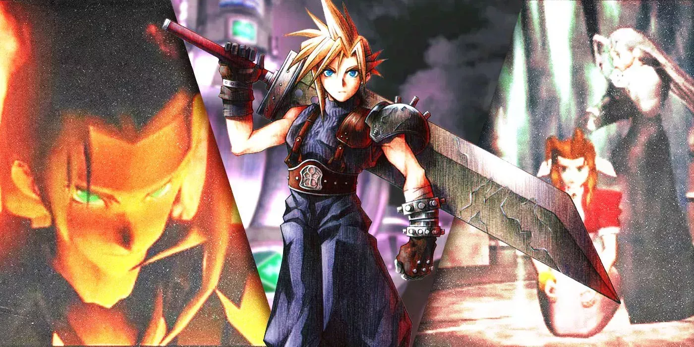 Split Images of Final Fantasy 7 original