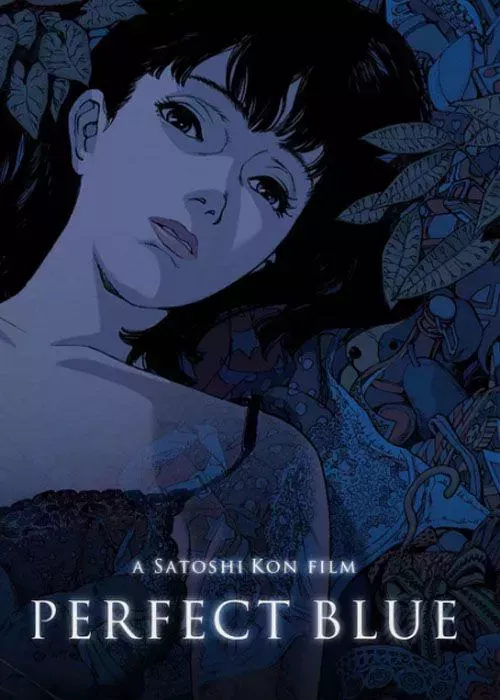 The cover art for Satoshi Kon's Perfect Blue film featuring Mima