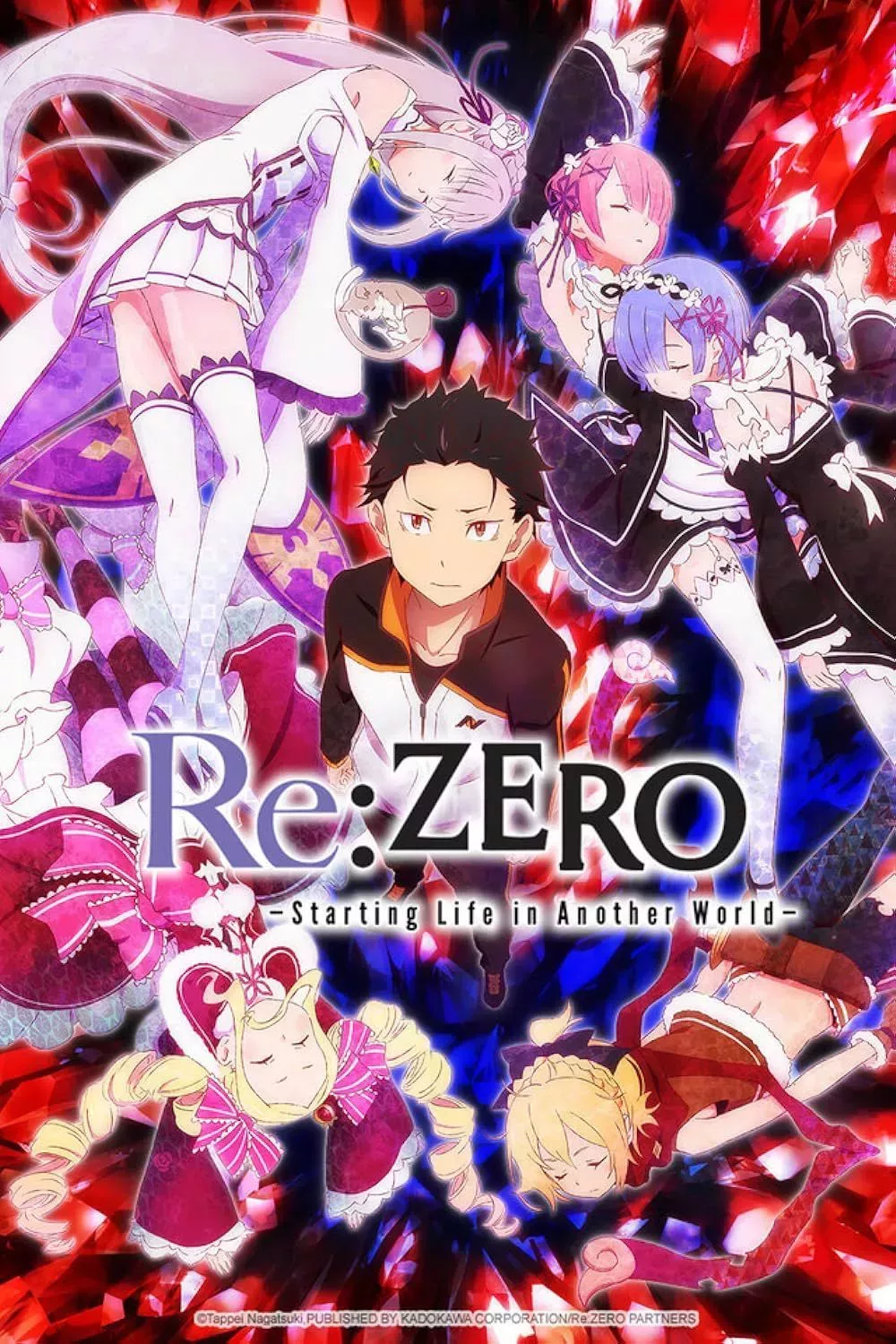 Subaru and the Re:Zero Cast on the Anime Promo