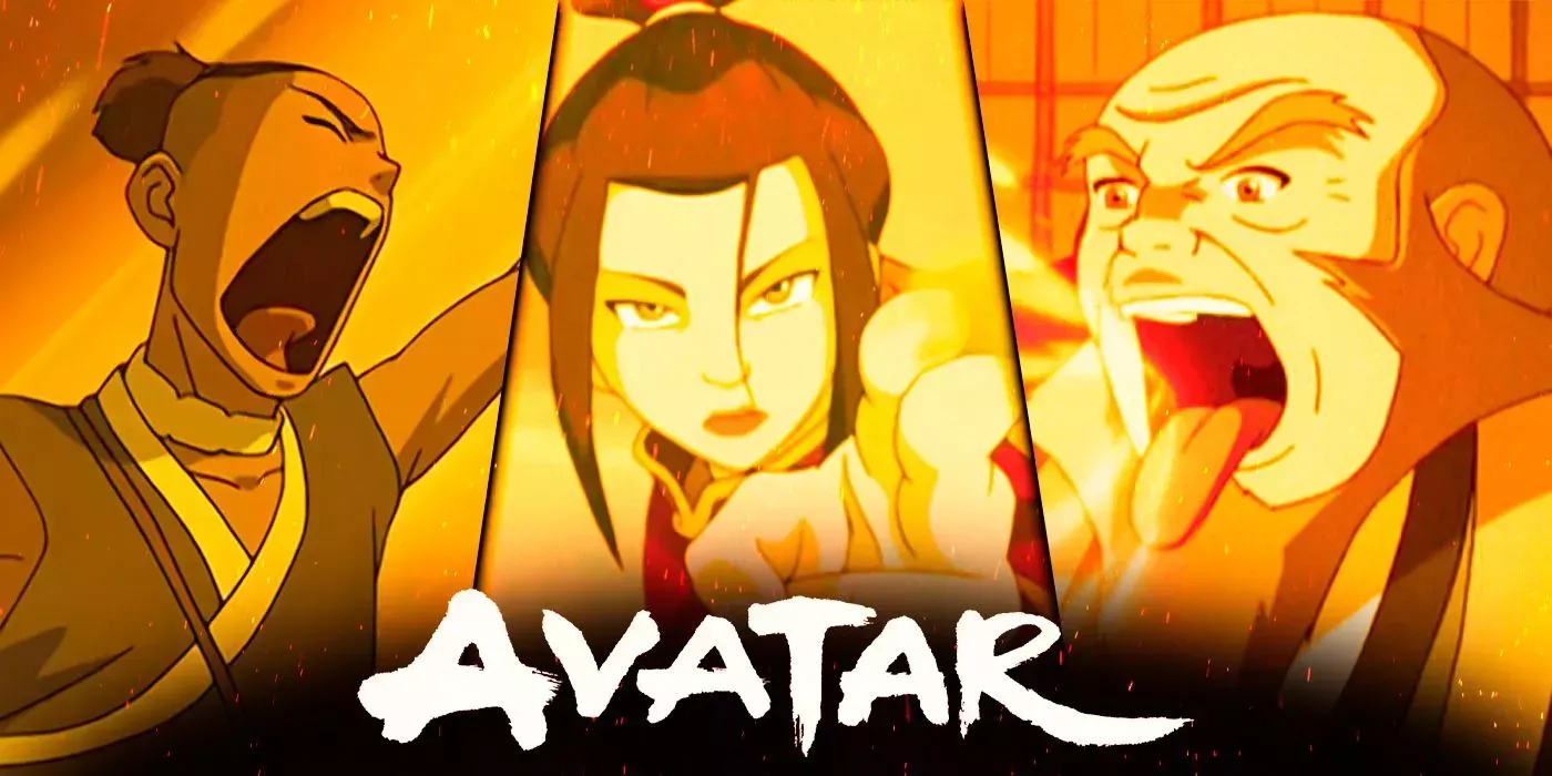 Avatar The Last Airbender's Sokka, Iroh and Azula