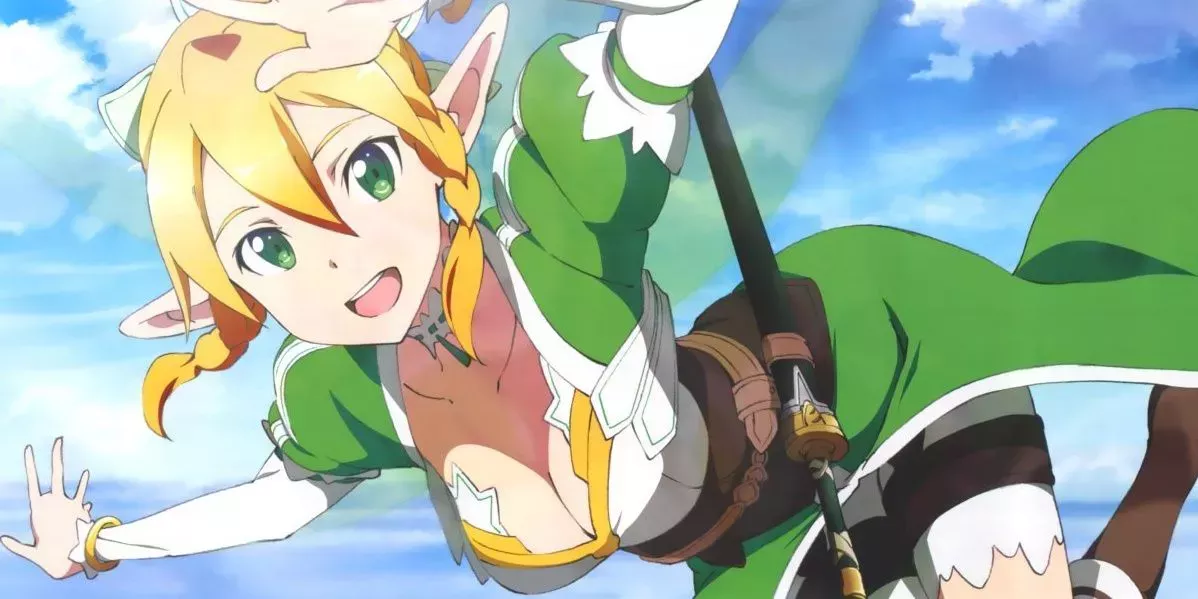 Image of Leafa from Sword Art Online.