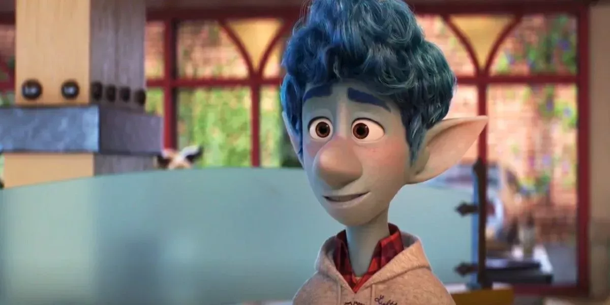 Ian Lightfoot sitting in a diner. 