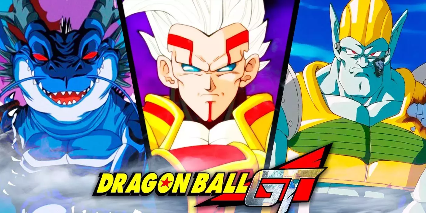 Dragon Ball GT' Baby, Shadow Dragon and General Rilldo