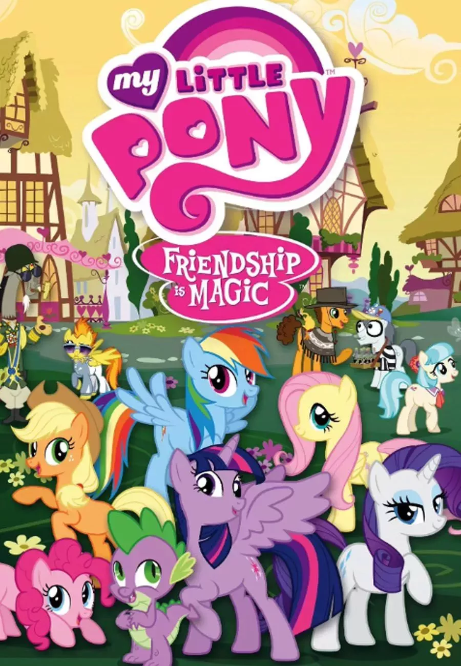 My Little Pony Friendship Is Magic series cover art 2010
