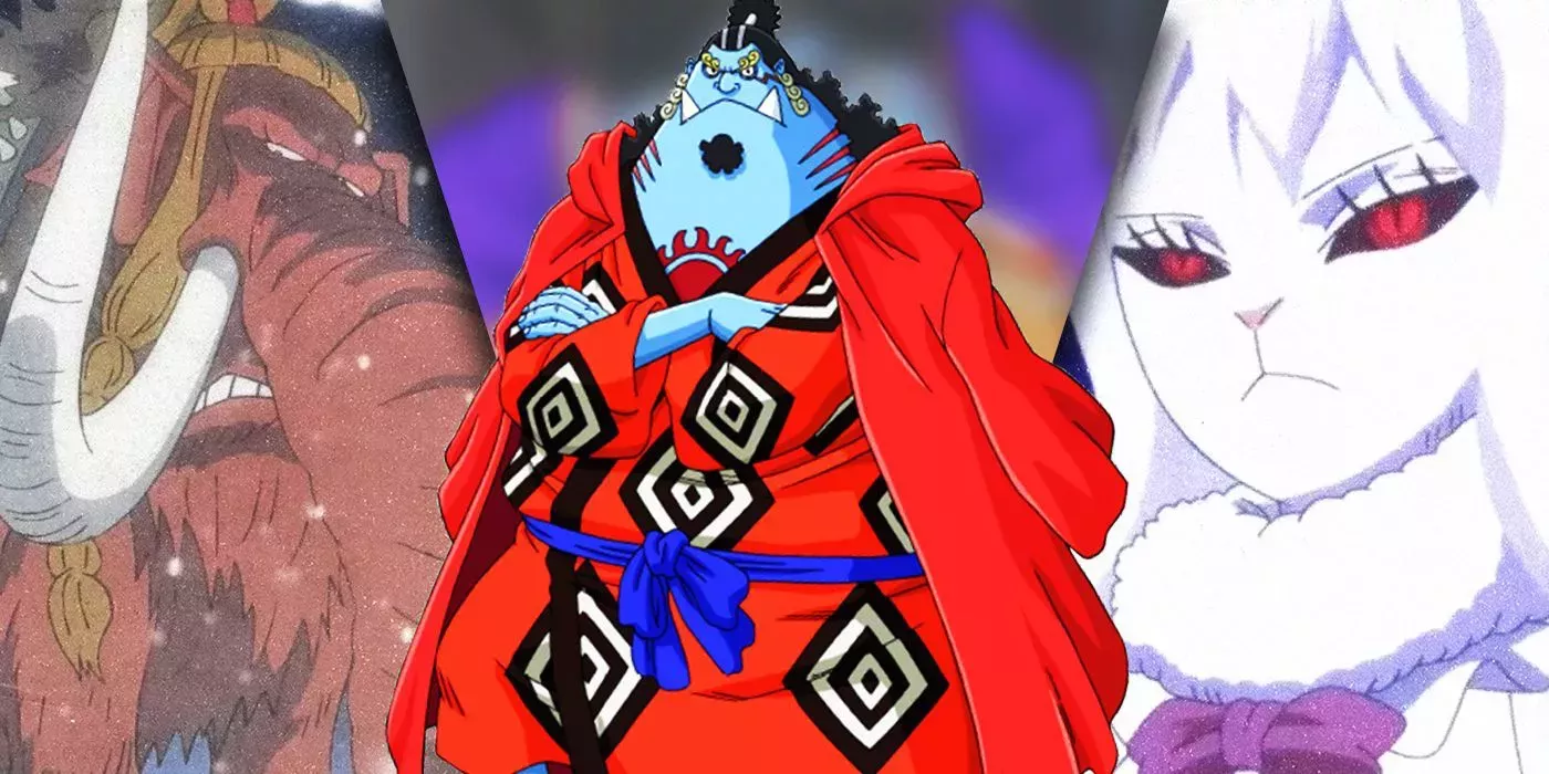 Split Images of Jack, Jinbe, and Carrot