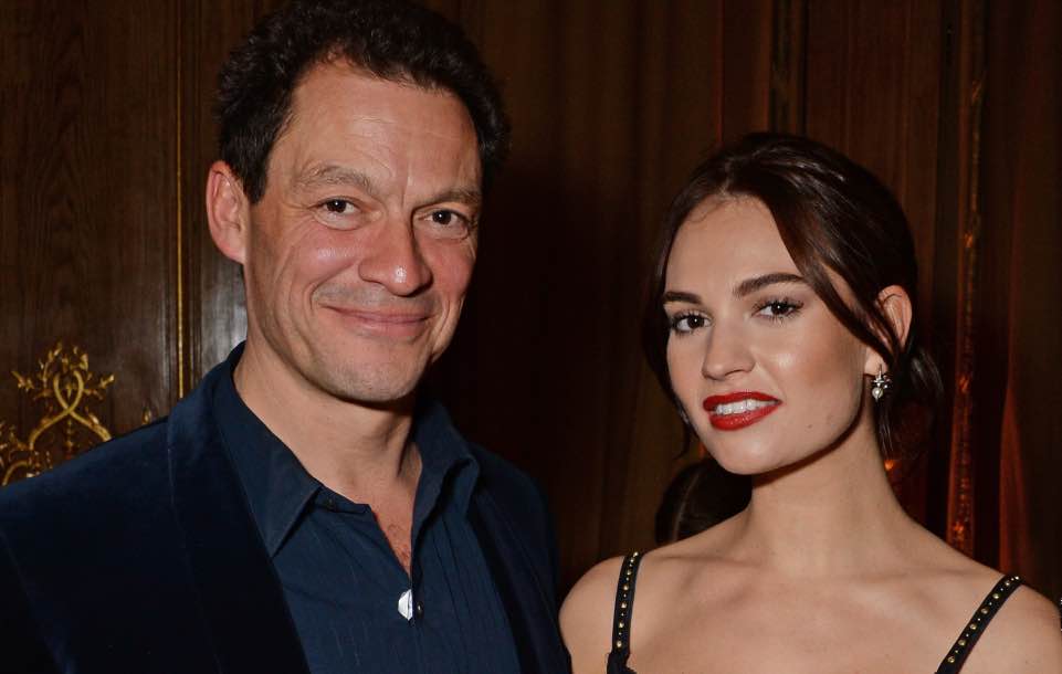 Dominic West hace un comentario poco habitual sobre el escándalo del beso de Lily James