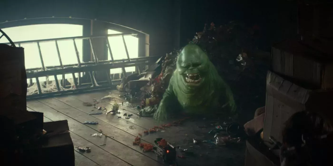 Slimer in Ghostbusters: Frozen Empire