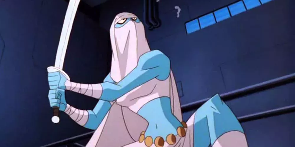 Curare attacks in Batman Beyond