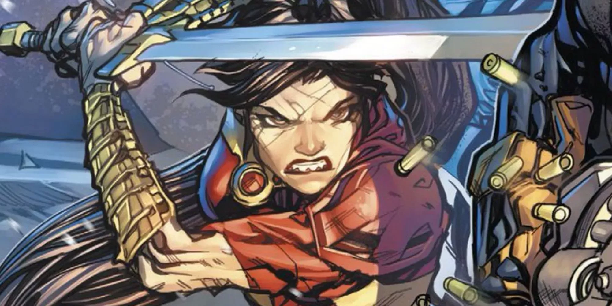 Lady Shiva fights Batman in DC Comics