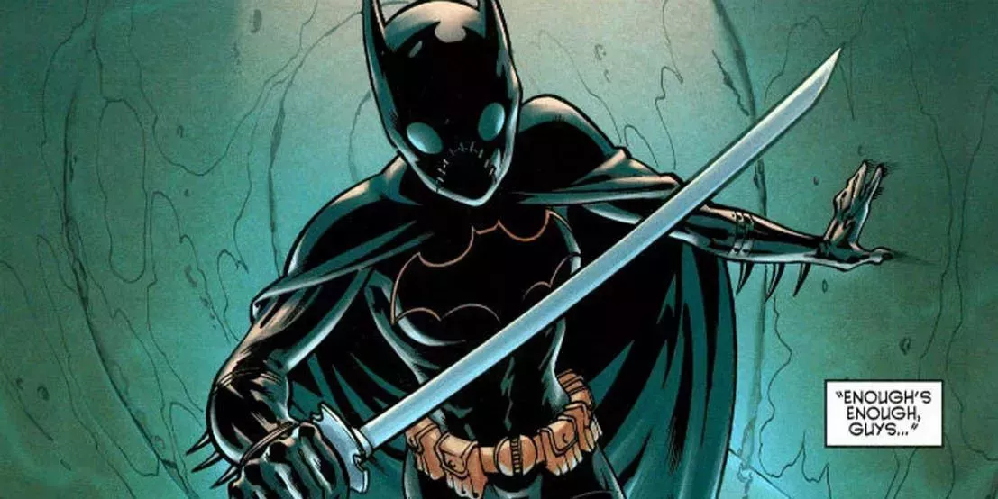 Cassandra Cain Batgirl with a sword