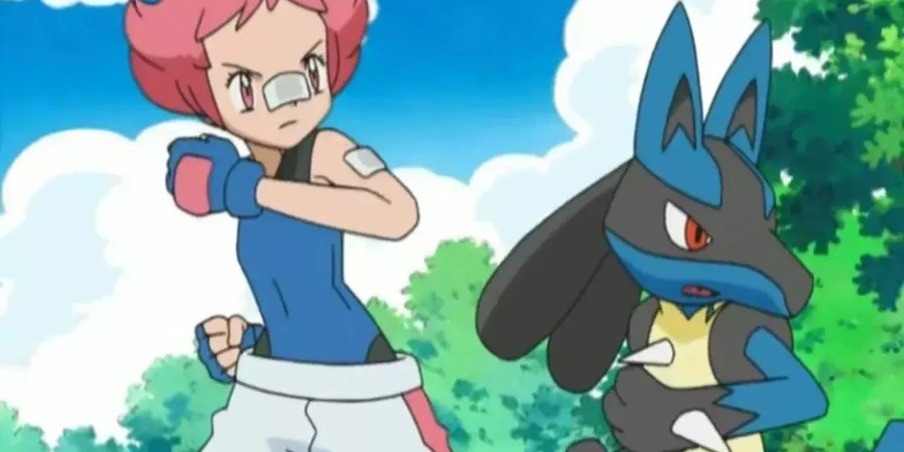 Maylene Lucario Pokemon