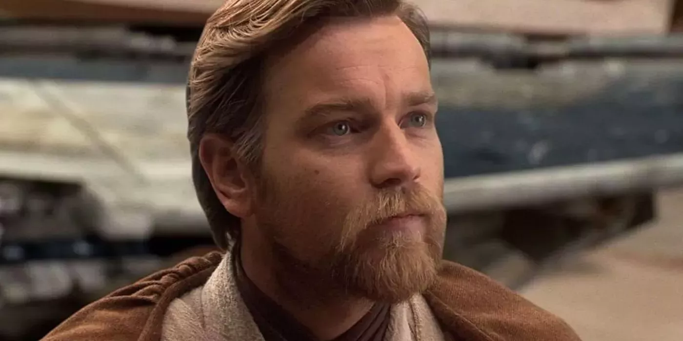 Ewan McGregor is Obi-Wan Kenobi in Star Wars: Revenge of the Sith.