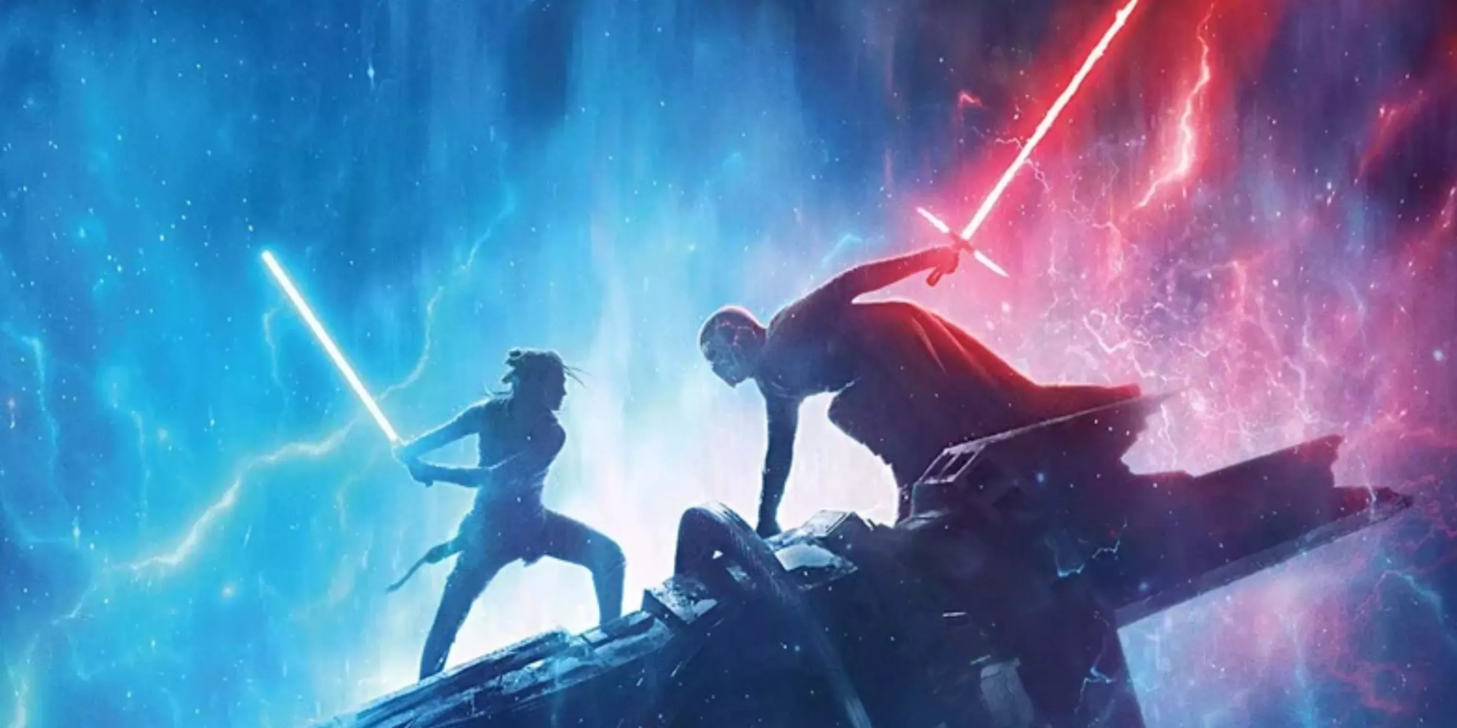 Rey Skywalker and Kylo Ren