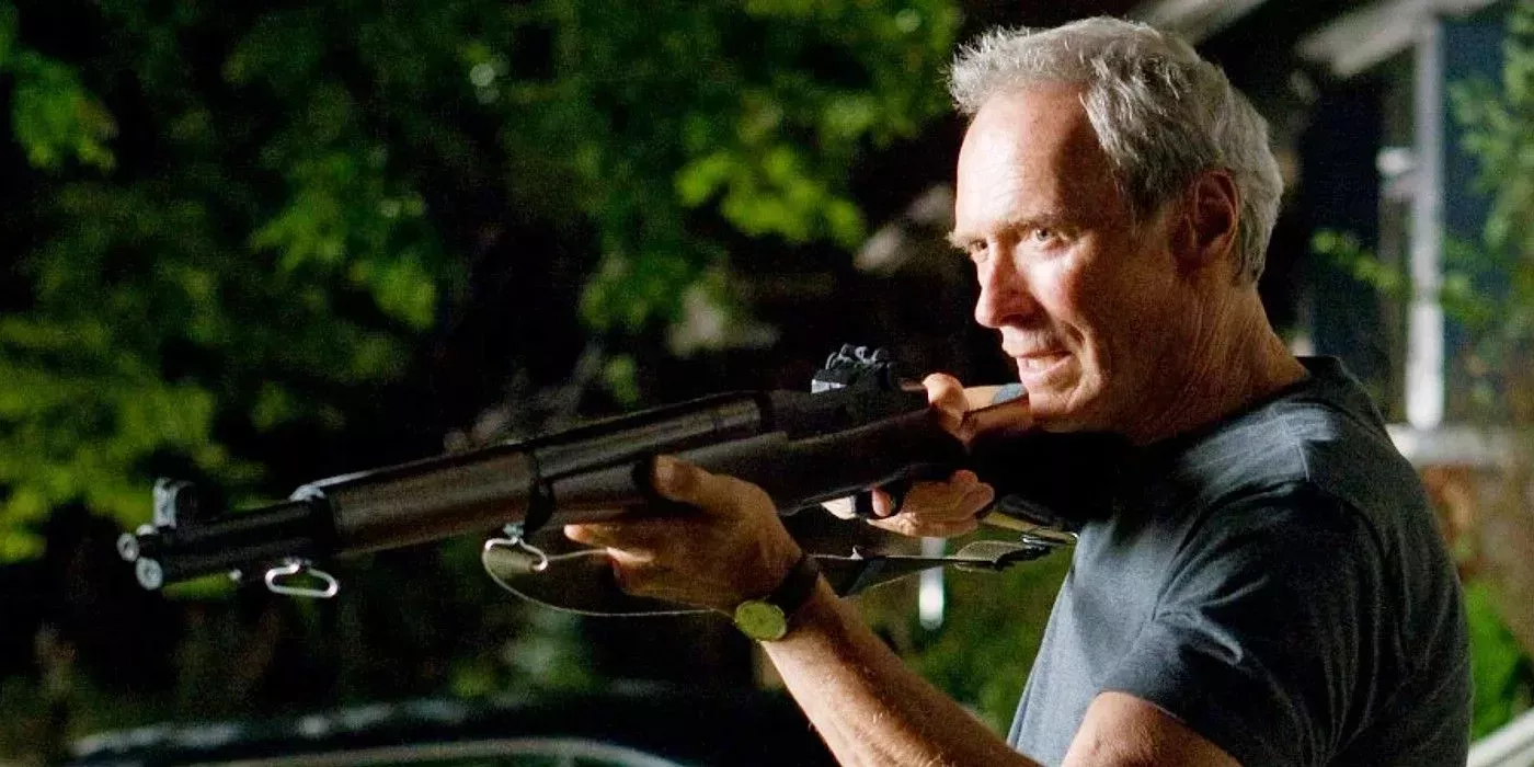 Walt Defends His Home In Gran Torino