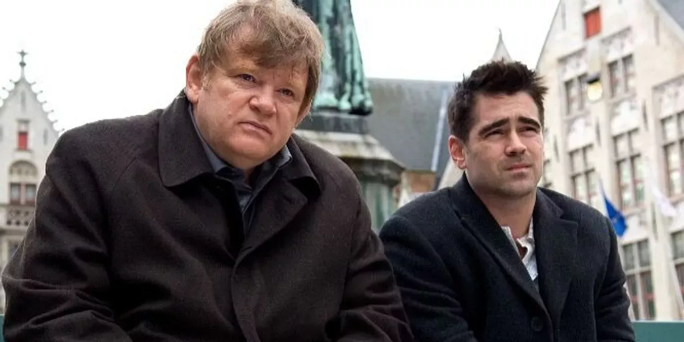 Ken and Ray next to each other in In Bruges