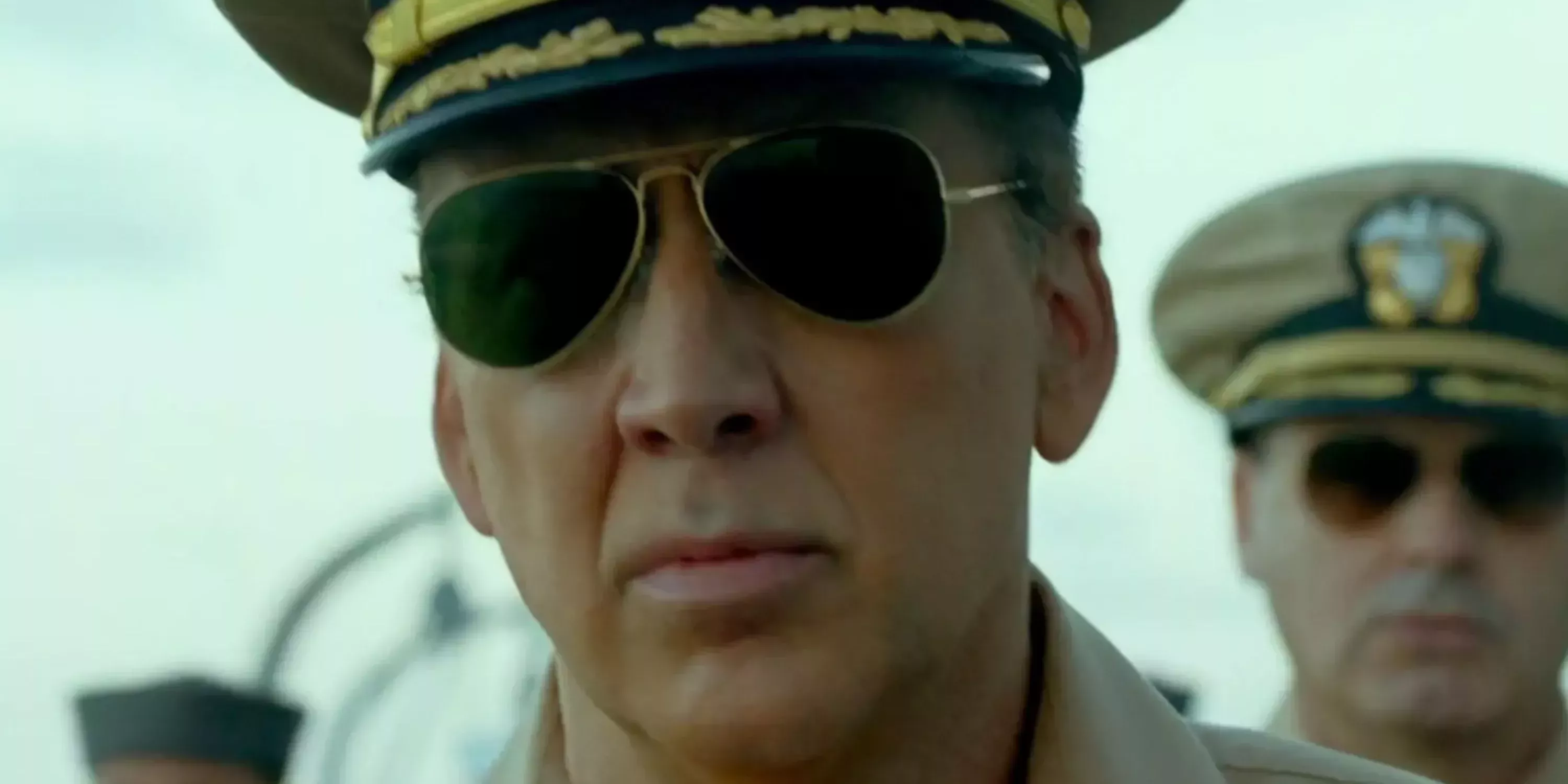 Nicolas Cage as Captain Charles McVay in USS Indianapolis