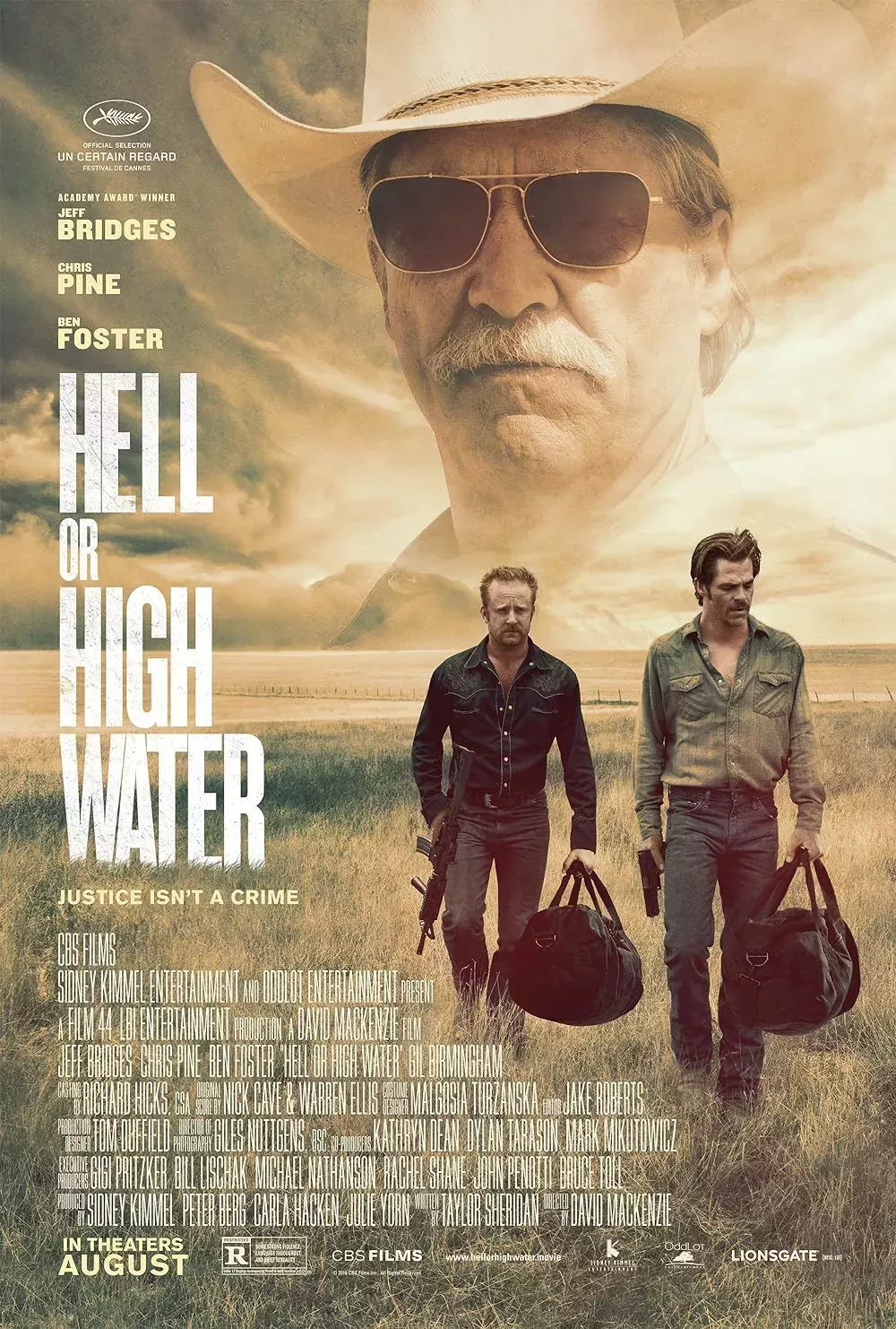 Jeff Bridges, Ben Foster, and Chris Pine in Hell or High Water