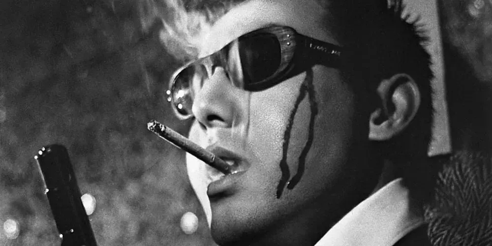 Joe Shishido bleeding in Branded to Kill