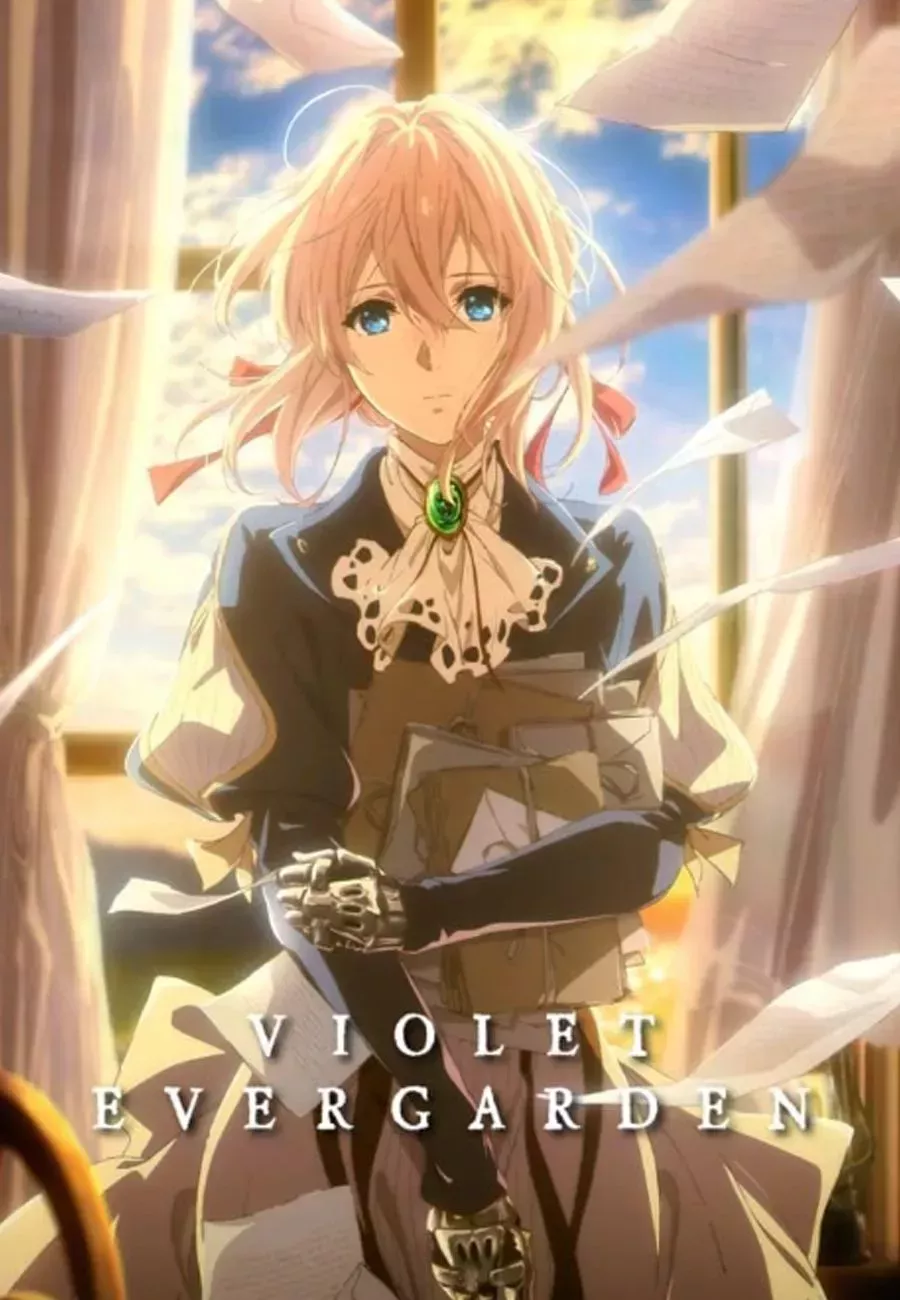 Violet Evergarden anime cover art from netflix