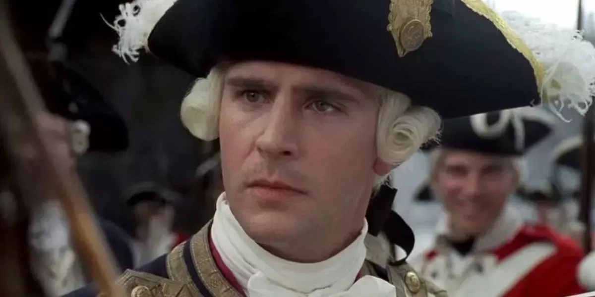 Close up of James Norrington from Pirates of the Caribbean 