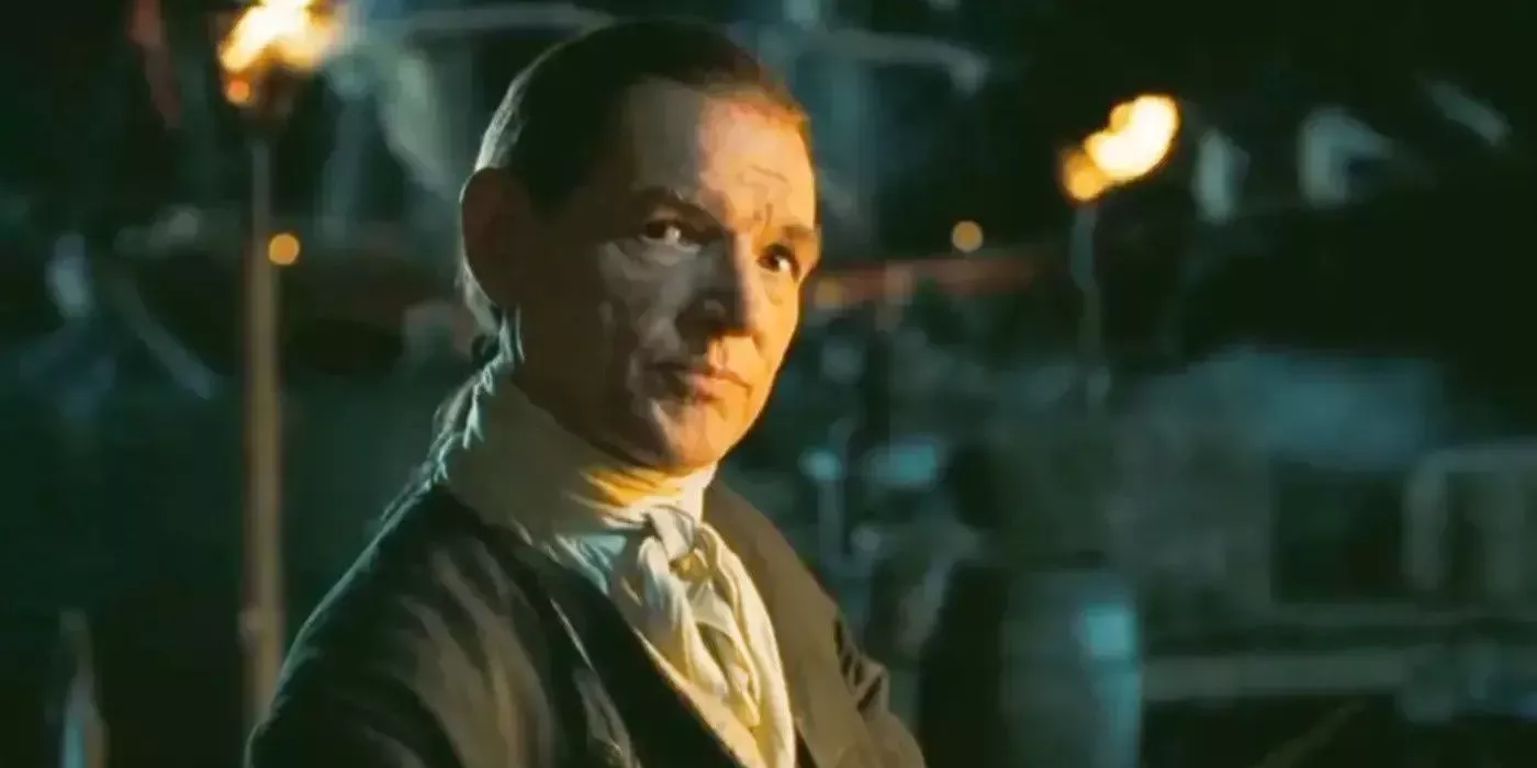 Ian Mercer with a neutral expression from Pirates of the Caribbean.