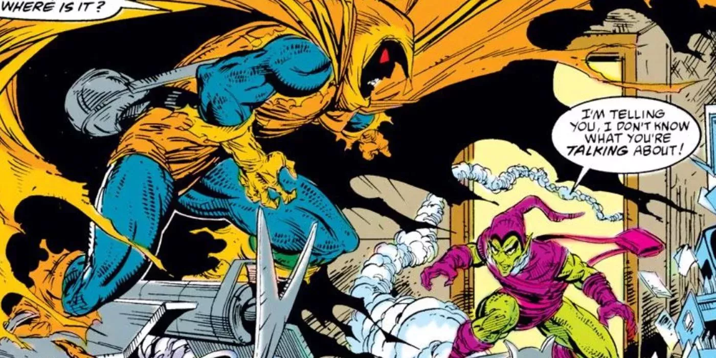 Hobgoblin vs Green Goblin from Amazing Spider-Man's The Goblin War by Todd McFarlane